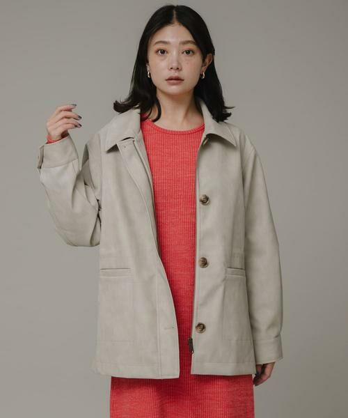 Sonny Label / サニーレーベル レザーブルゾン・ジャケット | マットレザージャケットブルゾン | 詳細1