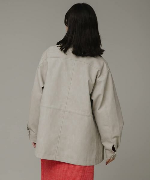 Sonny Label / サニーレーベル レザーブルゾン・ジャケット | マットレザージャケットブルゾン | 詳細5