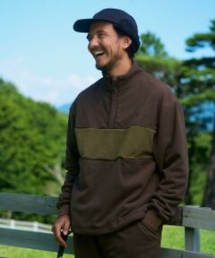 Sonny Label / サニーレーベル その他トップス | OOPS　マイクロフリースハーフジップ