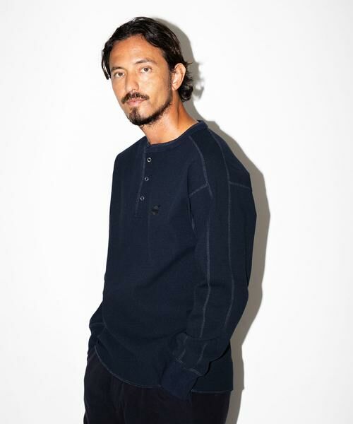 Sonny Label / サニーレーベル Tシャツ | OOPS　サーマルヘンリーネックプルオーバー | 詳細1