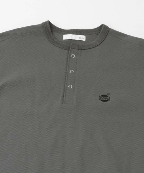 Sonny Label / サニーレーベル Tシャツ | OOPS　サーマルヘンリーネックプルオーバー | 詳細27