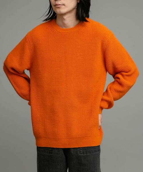 Sonny Label / サニーレーベル ニット・セーター | ウォッシャブルウール混ニットプルオーバー | 詳細12