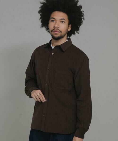 Sonny Label / サニーレーベル シャツ・ブラウス | コーデュロイレギュラーカラーシャツ | 詳細1