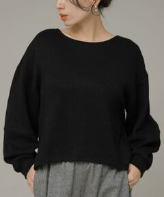 Sonny Label / サニーレーベル Tシャツ | ニットライクボリュームスリーブプルオーバー