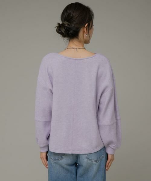 Sonny Label / サニーレーベル Tシャツ | ニットライクボリュームスリーブプルオーバー | 詳細11