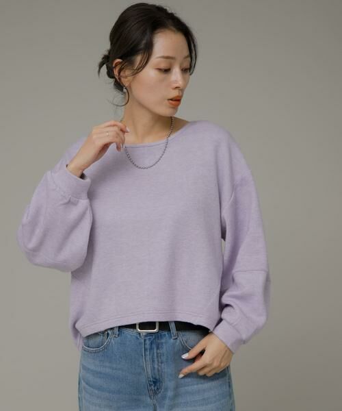 Sonny Label / サニーレーベル Tシャツ | ニットライクボリュームスリーブプルオーバー | 詳細2