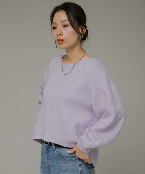 Sonny Label / サニーレーベル Tシャツ | ニットライクボリュームスリーブプルオーバー | 詳細3