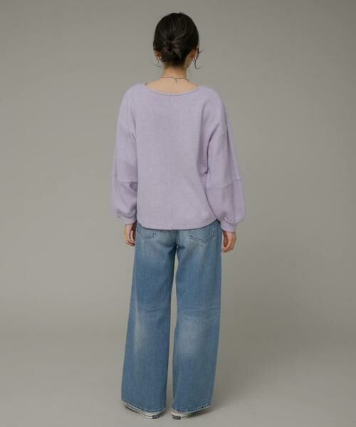 Sonny Label / サニーレーベル Tシャツ | ニットライクボリュームスリーブプルオーバー | 詳細8