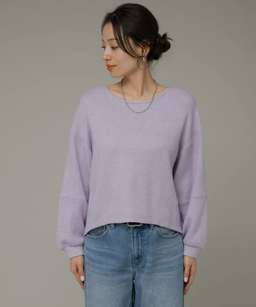 Sonny Label / サニーレーベル Tシャツ | ニットライクボリュームスリーブプルオーバー | 詳細9