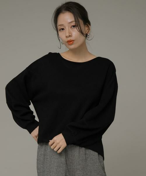 Sonny Label / サニーレーベル Tシャツ | ニットライクボリュームスリーブプルオーバー | 詳細18