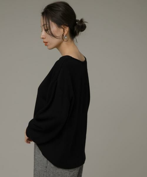 Sonny Label / サニーレーベル Tシャツ | ニットライクボリュームスリーブプルオーバー | 詳細19