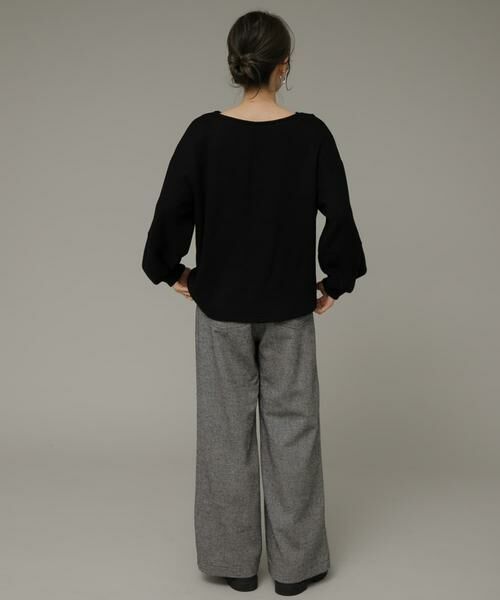 Sonny Label / サニーレーベル Tシャツ | ニットライクボリュームスリーブプルオーバー | 詳細23