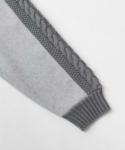 Sonny Label / サニーレーベル ニット・セーター | ニット切替メルトンプルオーバー | 詳細22