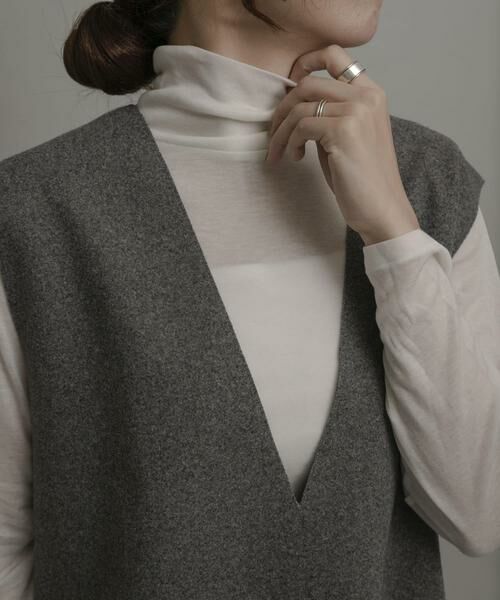 Sonny Label / サニーレーベル Tシャツ | ライトシアーハイネックプルオーバー | 詳細15