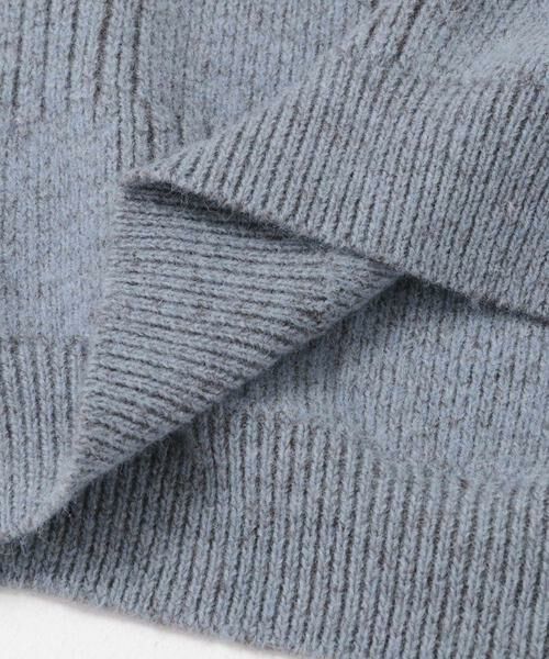 Sonny Label / サニーレーベル ニット・セーター | Vネック配色スクエアパターンニット | 詳細12
