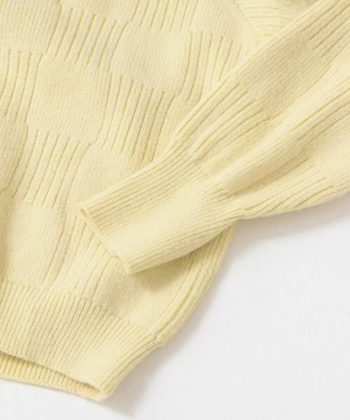 Sonny Label / サニーレーベル ニット・セーター | Vネック配色スクエアパターンニット | 詳細28