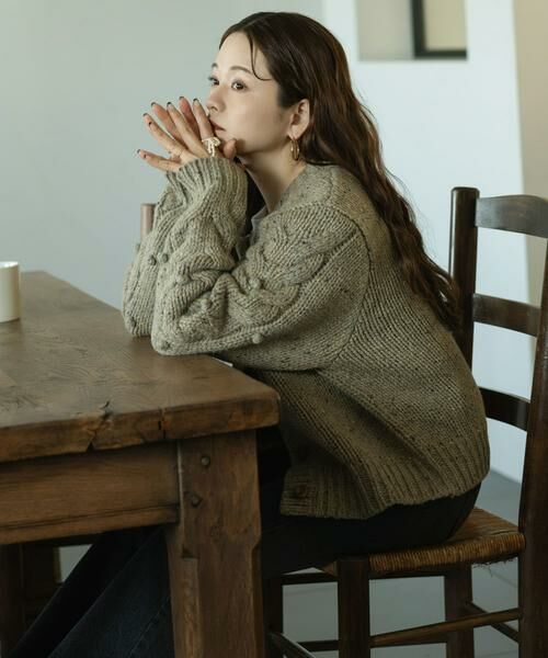 Sonny Label / サニーレーベル カーディガン・ボレロ | 『WEB/一部店舗限定』NaokoTakayamaニットカーディガン | 詳細12