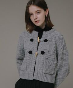 Sonny Label / サニーレーベル ニット・セーター | MIXケーブルクルーネックガウンニット