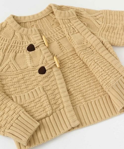 Sonny Label / サニーレーベル ニット・セーター | MIXケーブルクルーネックガウンニット | 詳細10