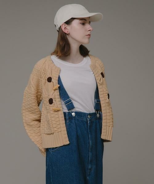 Sonny Label / サニーレーベル ニット・セーター | MIXケーブルクルーネックガウンニット | 詳細2