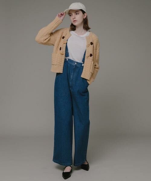 Sonny Label / サニーレーベル ニット・セーター | MIXケーブルクルーネックガウンニット | 詳細5