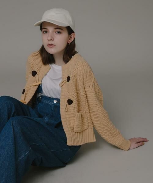 Sonny Label / サニーレーベル ニット・セーター | MIXケーブルクルーネックガウンニット | 詳細8