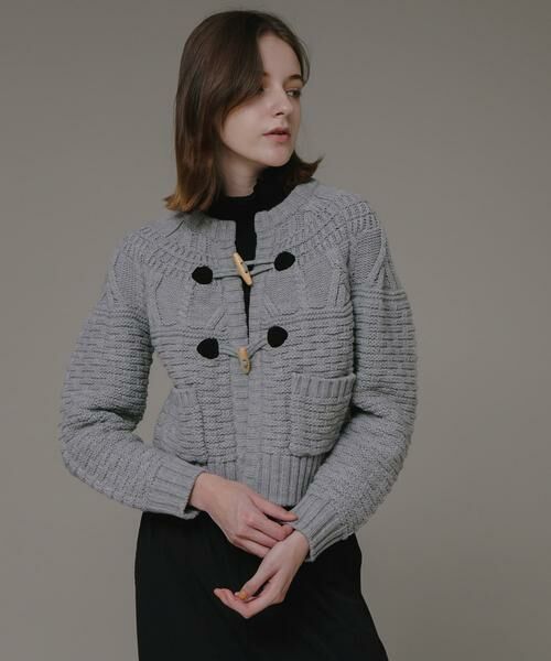 Sonny Label / サニーレーベル ニット・セーター | MIXケーブルクルーネックガウンニット | 詳細25