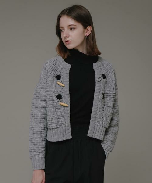 Sonny Label / サニーレーベル ニット・セーター | MIXケーブルクルーネックガウンニット | 詳細26