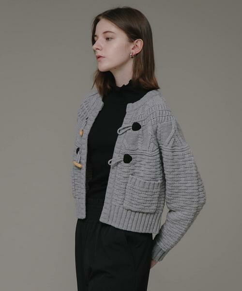 Sonny Label / サニーレーベル ニット・セーター | MIXケーブルクルーネックガウンニット | 詳細27