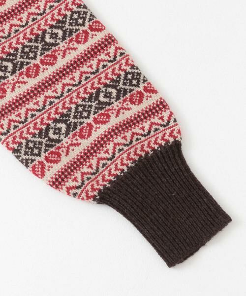 Sonny Label / サニーレーベル ニット・セーター | フェアアイル柄パフスリニットプルオーバー | 詳細9
