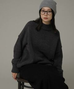 Sonny Label / サニーレーベル ニット・セーター | バックスリットバルキーニットプルオーバー