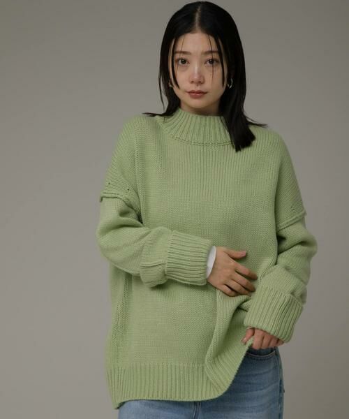 Sonny Label / サニーレーベル ニット・セーター | バックスリットバルキーニットプルオーバー | 詳細2