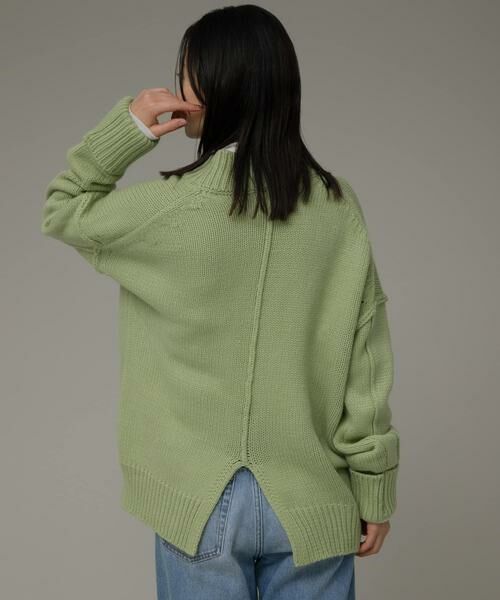 Sonny Label / サニーレーベル ニット・セーター | バックスリットバルキーニットプルオーバー | 詳細4