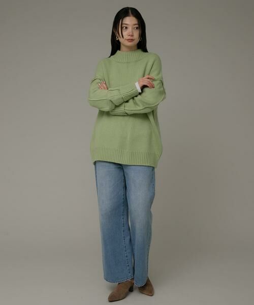 Sonny Label / サニーレーベル ニット・セーター | バックスリットバルキーニットプルオーバー | 詳細5
