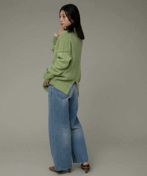 Sonny Label / サニーレーベル ニット・セーター | バックスリットバルキーニットプルオーバー | 詳細6