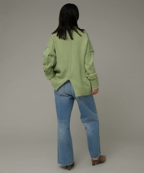 Sonny Label / サニーレーベル ニット・セーター | バックスリットバルキーニットプルオーバー | 詳細7