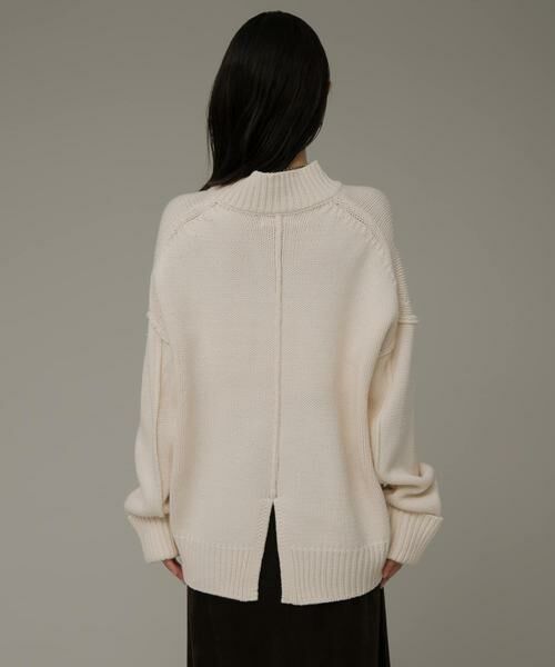 Sonny Label / サニーレーベル ニット・セーター | バックスリットバルキーニットプルオーバー | 詳細19