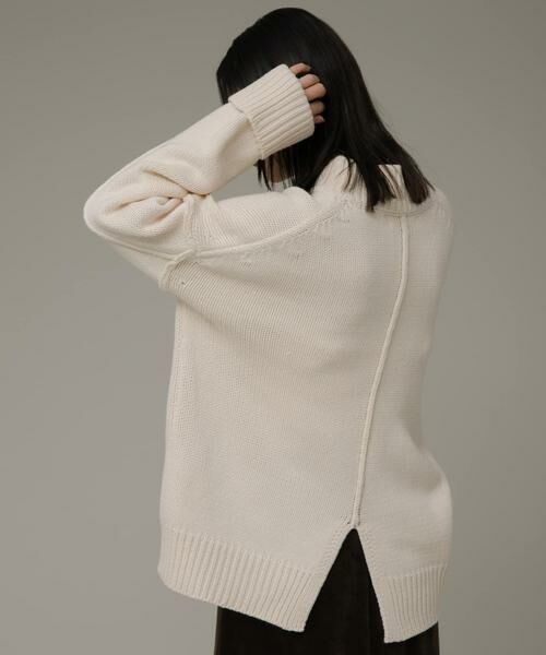 Sonny Label / サニーレーベル ニット・セーター | バックスリットバルキーニットプルオーバー | 詳細12