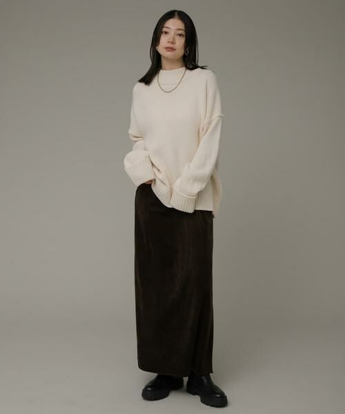 Sonny Label / サニーレーベル ニット・セーター | バックスリットバルキーニットプルオーバー | 詳細14