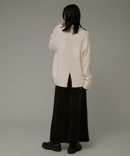 Sonny Label / サニーレーベル ニット・セーター | バックスリットバルキーニットプルオーバー | 詳細16