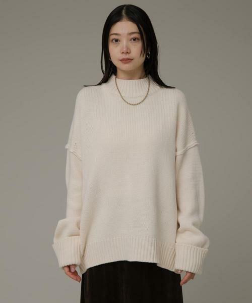 Sonny Label / サニーレーベル ニット・セーター | バックスリットバルキーニットプルオーバー | 詳細17