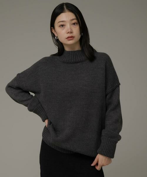 Sonny Label / サニーレーベル ニット・セーター | バックスリットバルキーニットプルオーバー | 詳細23