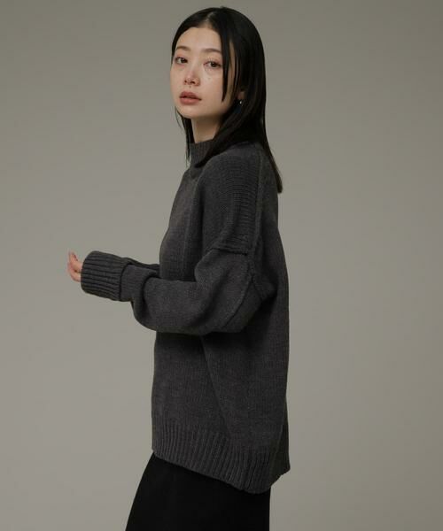 Sonny Label / サニーレーベル ニット・セーター | バックスリットバルキーニットプルオーバー | 詳細24