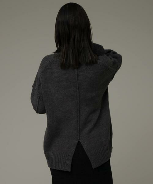 Sonny Label / サニーレーベル ニット・セーター | バックスリットバルキーニットプルオーバー | 詳細25