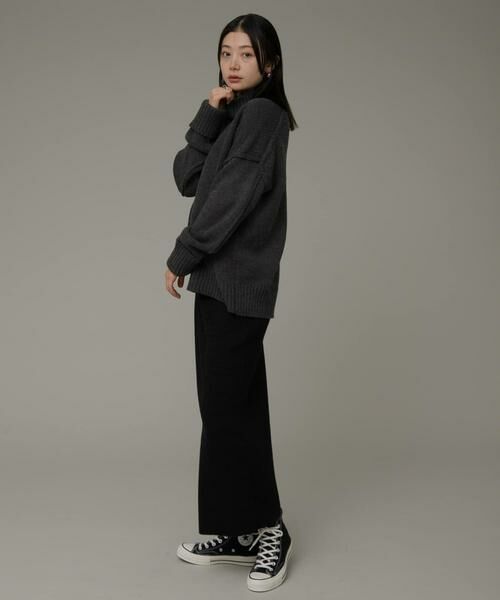 Sonny Label / サニーレーベル ニット・セーター | バックスリットバルキーニットプルオーバー | 詳細27
