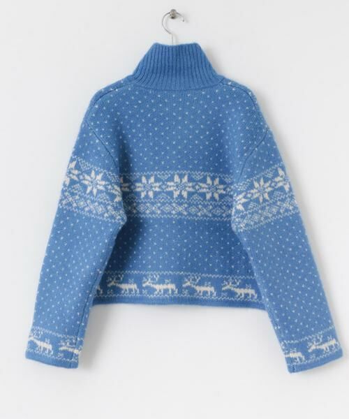 Sonny Label / サニーレーベル ニット・セーター | ノルディック柄ブルゾンニット | 詳細26