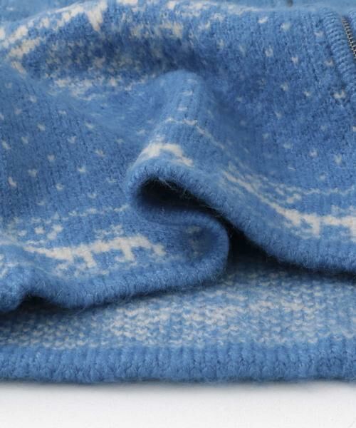 Sonny Label / サニーレーベル ニット・セーター | ノルディック柄ブルゾンニット | 詳細27