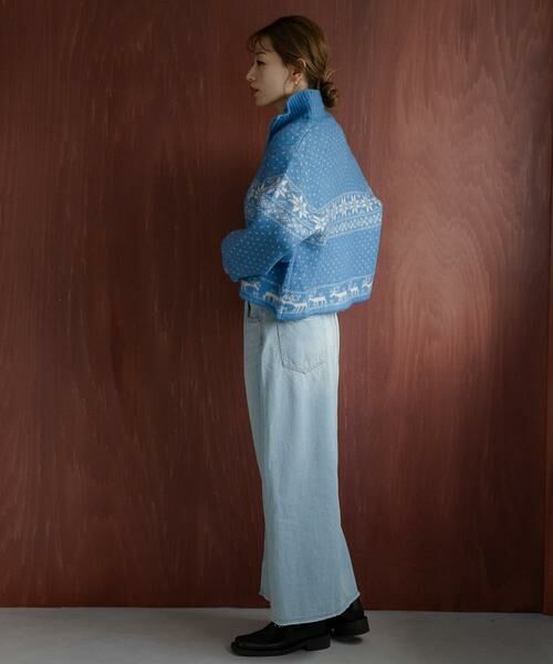 Sonny Label / サニーレーベル ニット・セーター | ノルディック柄ブルゾンニット | 詳細22