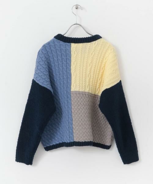 Sonny Label / サニーレーベル ニット・セーター | パッチワーク柄編みニットプルオーバー | 詳細24