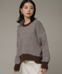 Sonny Label / サニーレーベル ニット・セーター | バーズアイジャガードニットプルオーバー